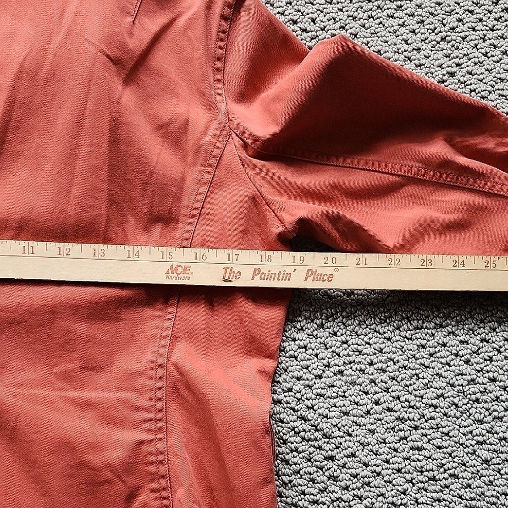 J Crew Women's Terracotta Single Button Pocketed Long-Sleeved Blazer Jacket M - Picture 8 of 10
